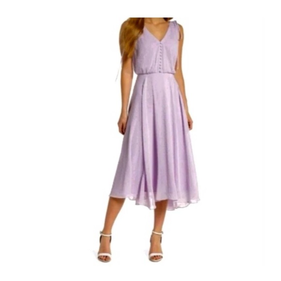 Gal Meets Glam Dresses & Skirts - Gal Meets Glam Elegant Lavender Midi Dress 10